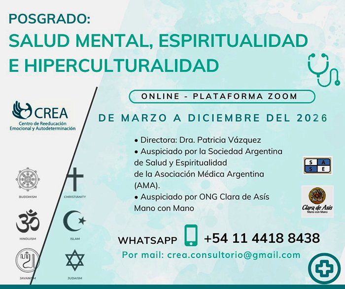 Posgrado: Salud Mental, Espiritualidad e Hiperculturalidad